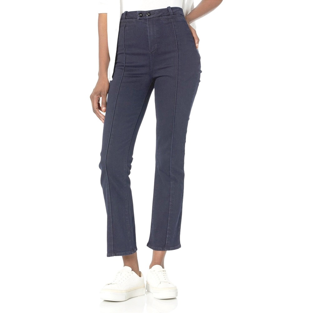 PAIGE Claudine High Rise Ankle Flare Jeans Denali Blue 8169F72-5110 Size 25